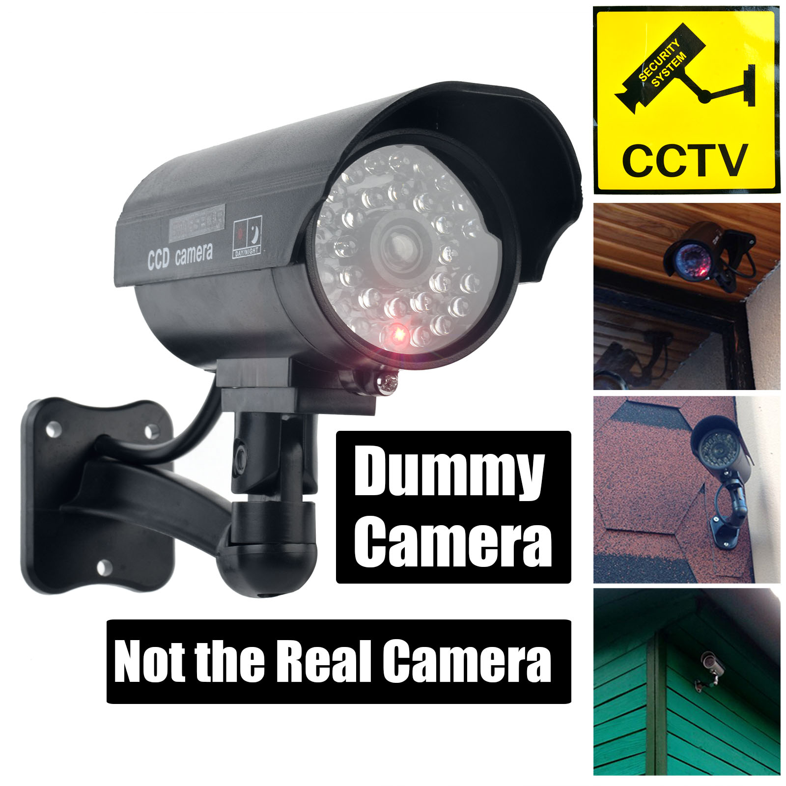 Fake Camera Dummy - Smarsecur Fake Camera Dummy Waterproof Security