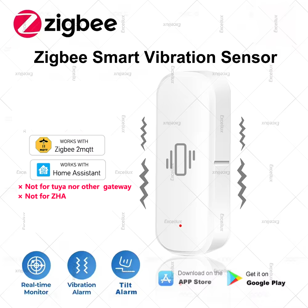 Home Security With Alarm - Zigbee Smart Vibration Sensor Home Security