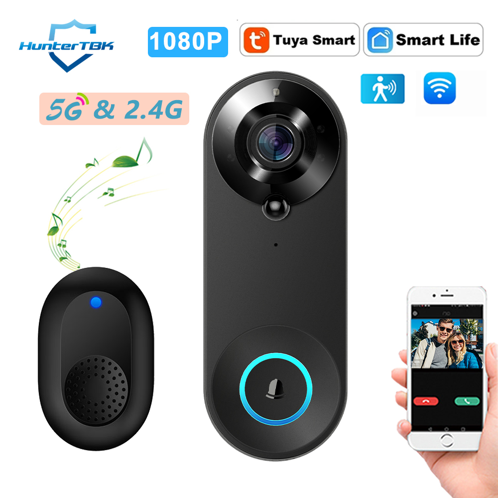 Home Security Lidar - 5G 2.4G WiFi Video Doorbell 1080P