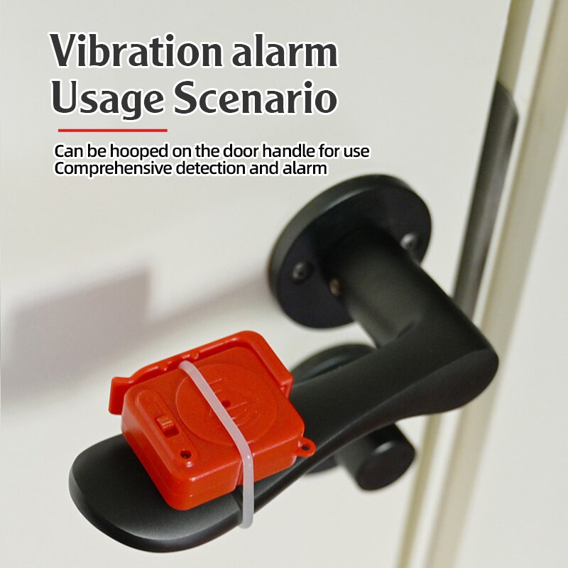 Home Security With Alarm - KERUI Wireless Vibration Alarm Sensors 120dB