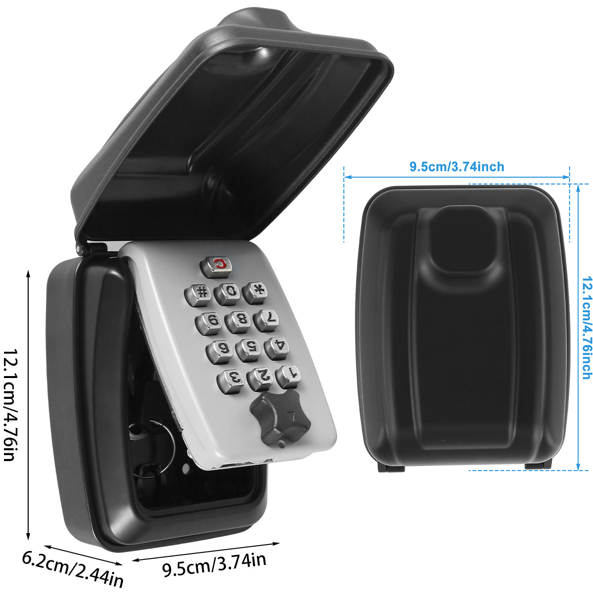 Key Lock Box Wall-Mount Secret - огляд і ціна Home Security Essential