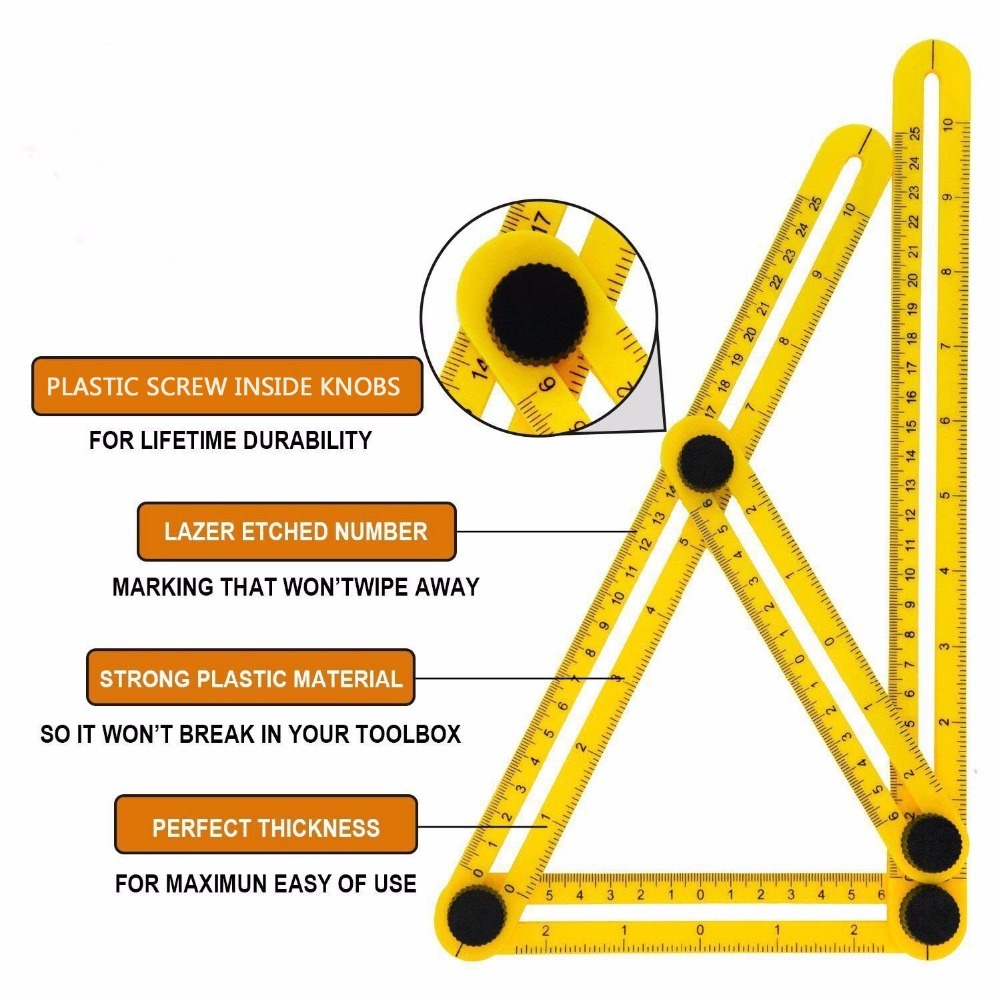 Protractor Multi Angle Ruler T - огляд і ціна Home Security Measures
