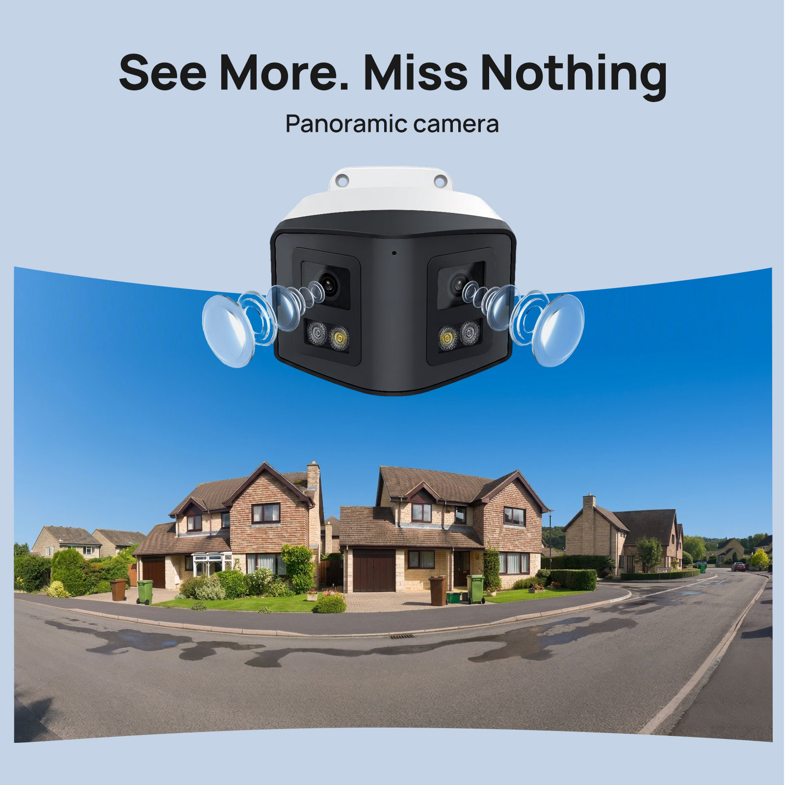 VIKYLIN 170° Panoramic Securit - огляд і ціна Home Security Lights Outdoors