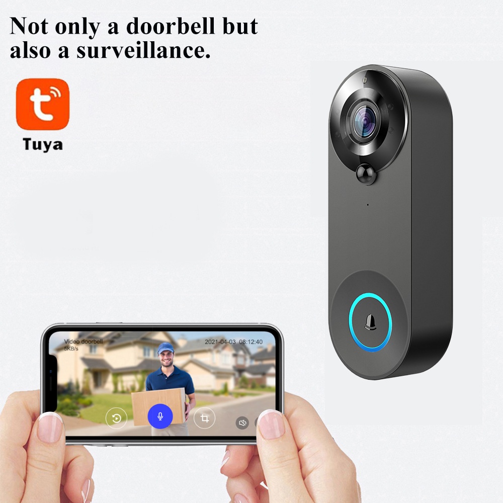 Tuya 1080P Wireless WIFI Doorb - огляд і ціна Home Security Lidar
