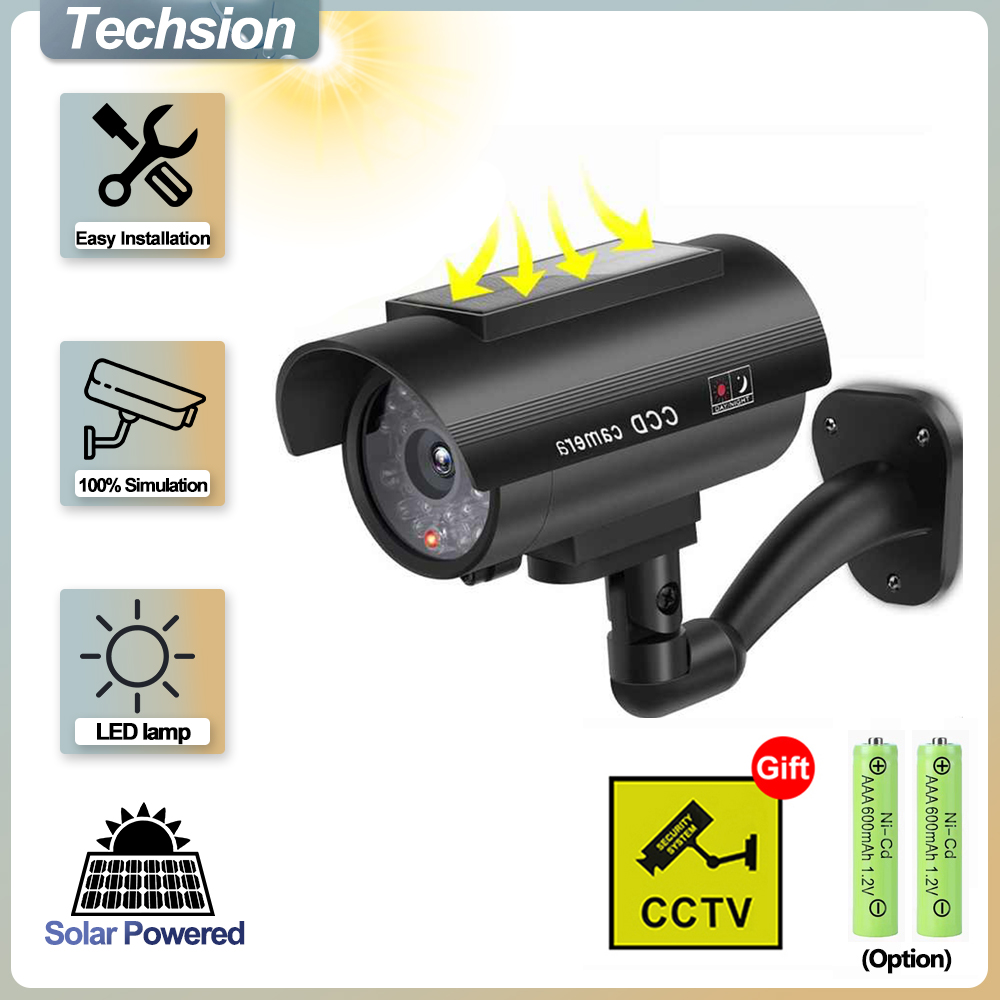 Solar Panel Dummy Surveillance - огляд і ціна Home Security Indoor Cameras