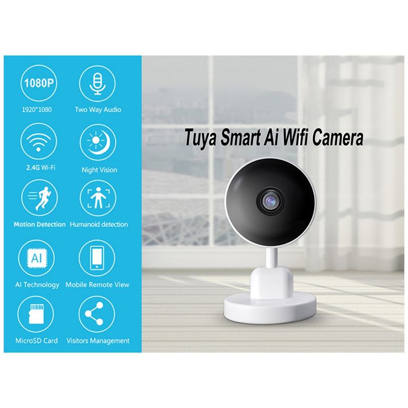 Essential Indoor Wifi Tuya Cam - огляд і ціна Home Security Essential
