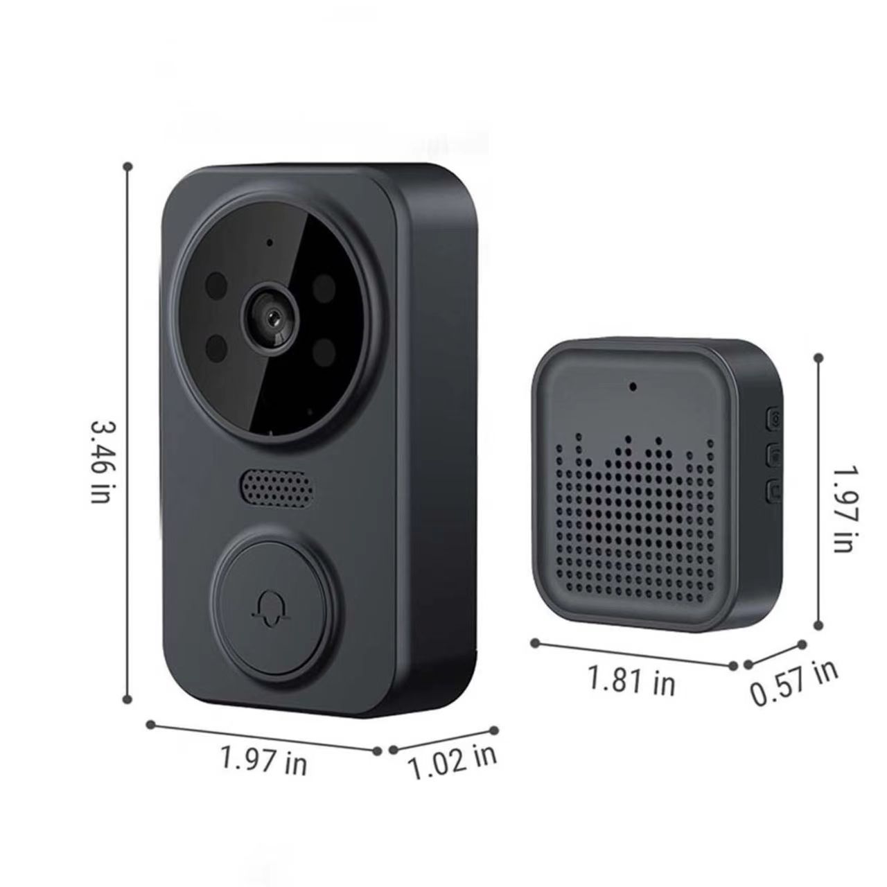 Tuya WIFI Doorbell Smart Home  - огляд і ціна Home Security Indoor Cameras