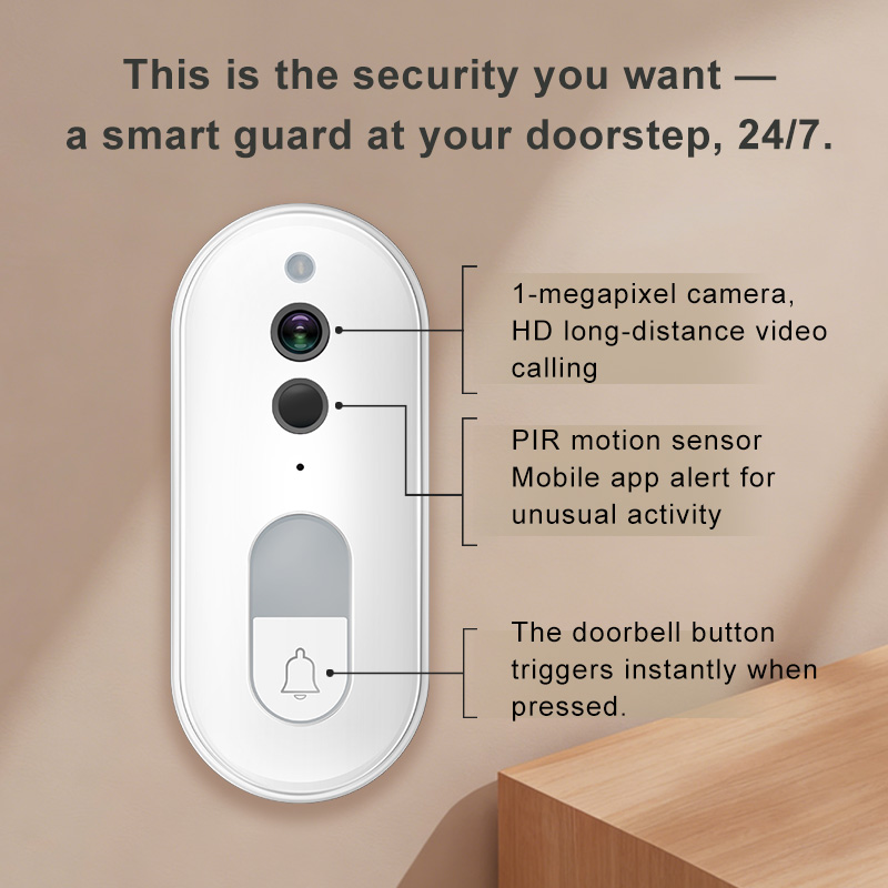 Tuya Smart Video Doorbell Wire - огляд і ціна Home Security Lidar