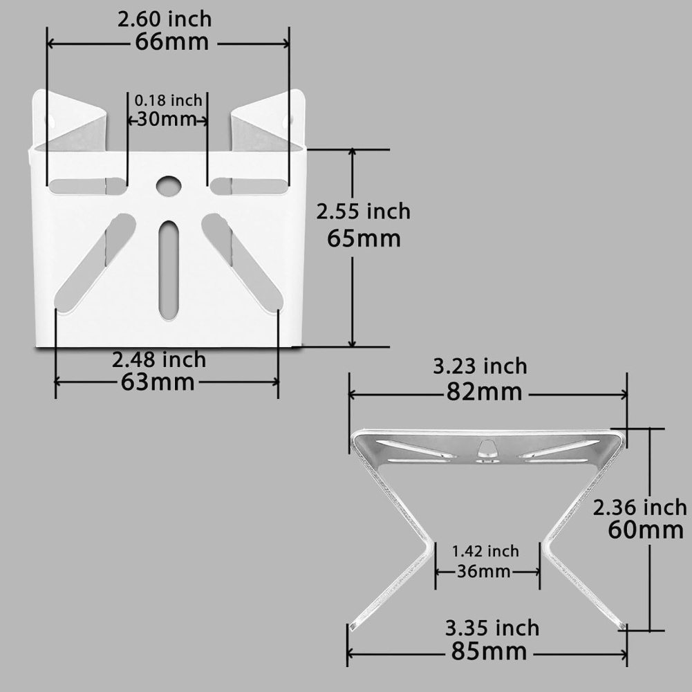 White Corner Mount Bracket for - огляд і ціна Home Security Eufy