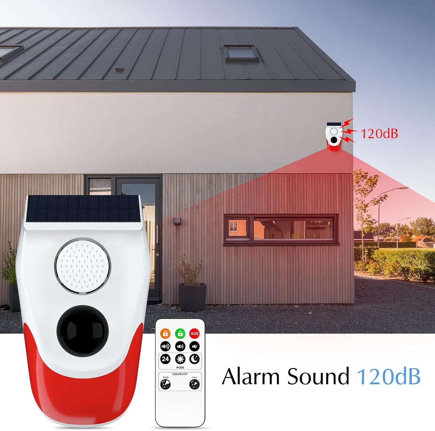Solar Motion Sensor Outdoor Al - огляд і ціна Home Security Lights Outdoors