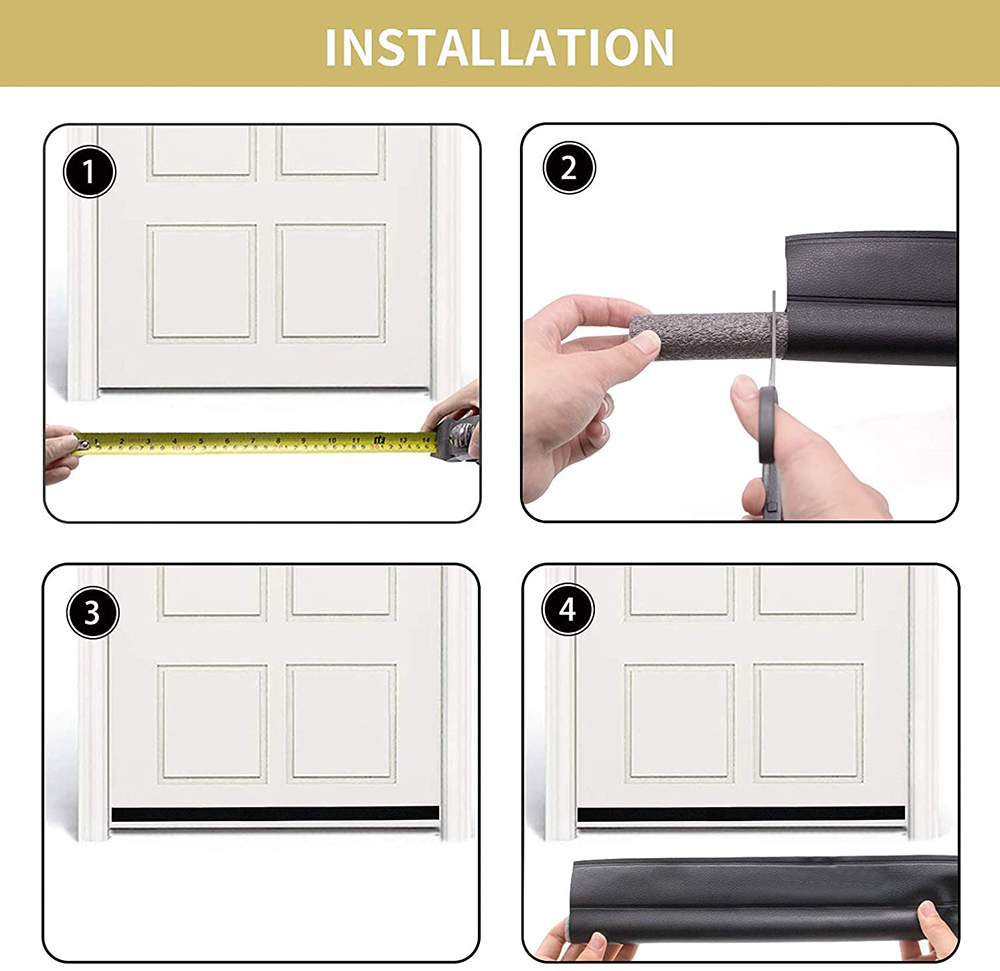 1pc Door Bottom Seal Strip Cut - огляд і ціна Home Security Front Door