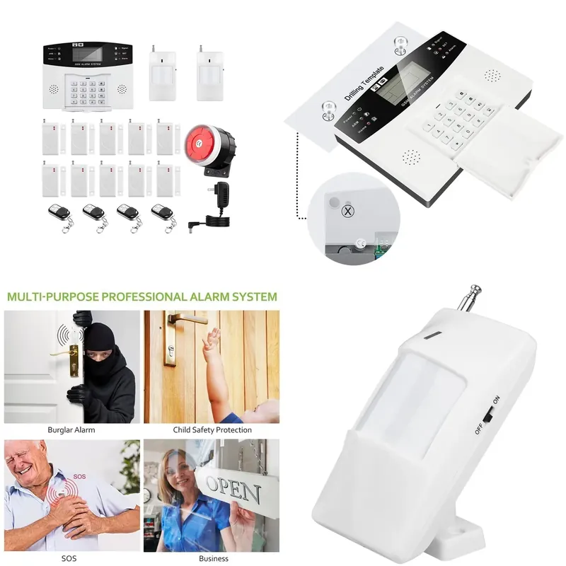 House Burglar Alarm Kit Auto D - огляд і ціна Home Security With Alarm