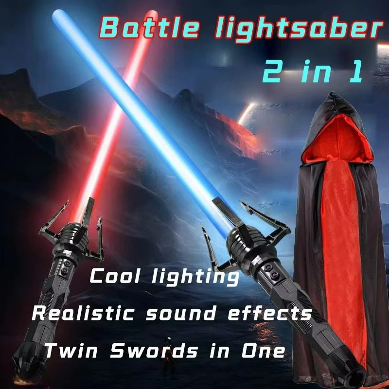 80cm RGB Telescopic Lightsaber - огляд і ціна Home Security Laser