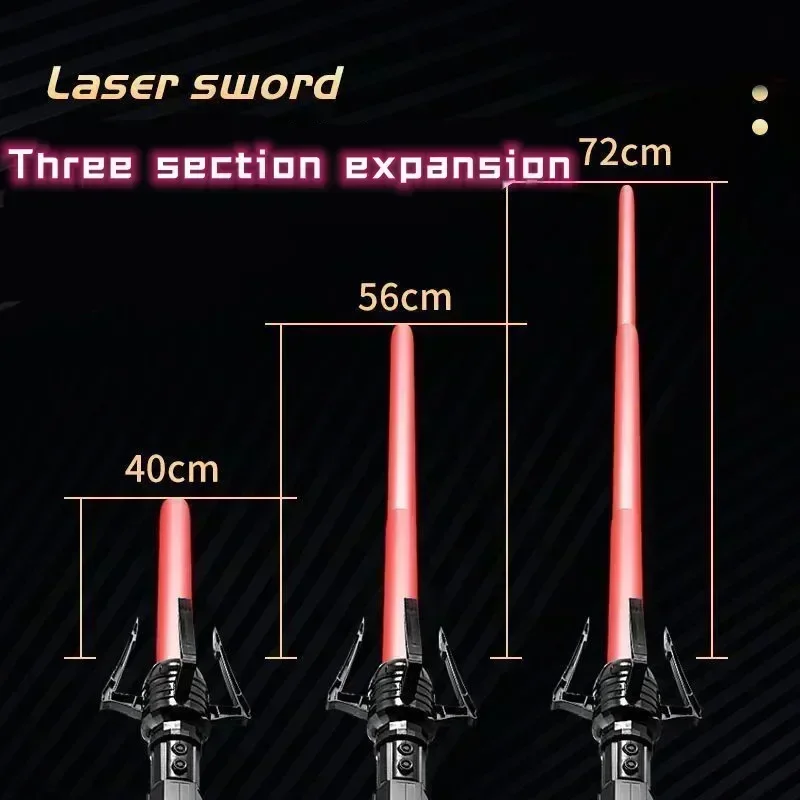 80cm RGB Telescopic Lightsaber - огляд і ціна Home Security Laser