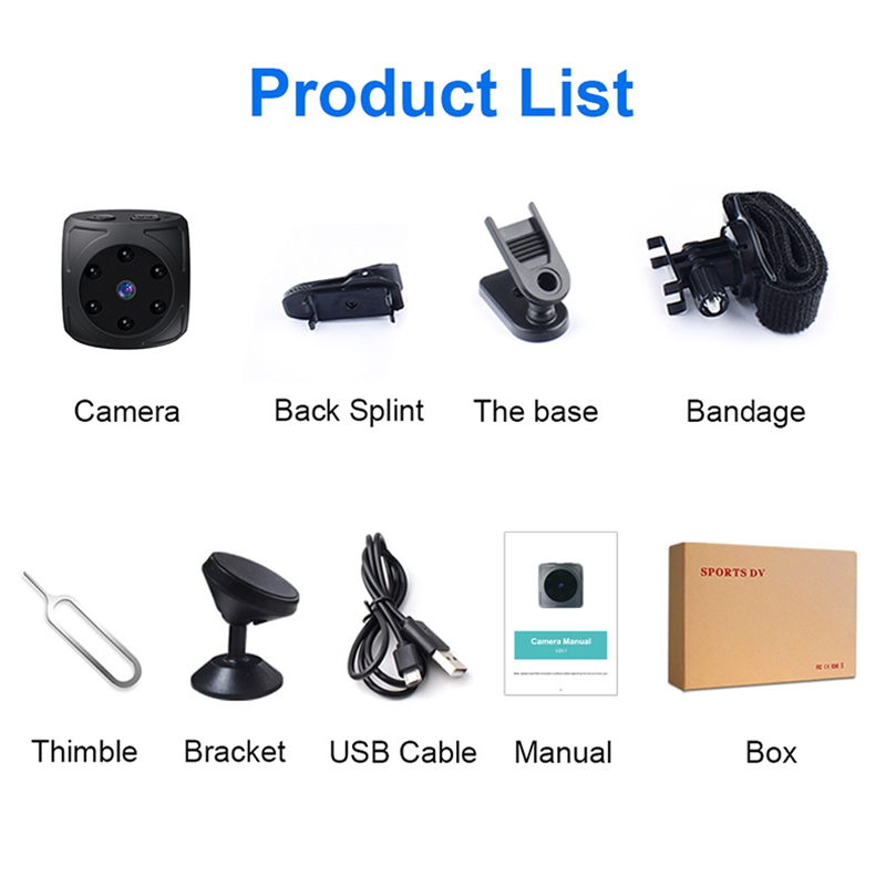 Mini HD Camera 1080p Portable  - огляд і ціна Home Security Indoor Cameras