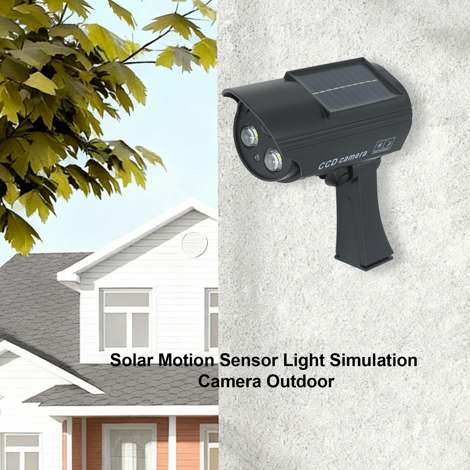 Solar Powered Motion Sensor Ou - огляд і ціна Fake Camera Dummy