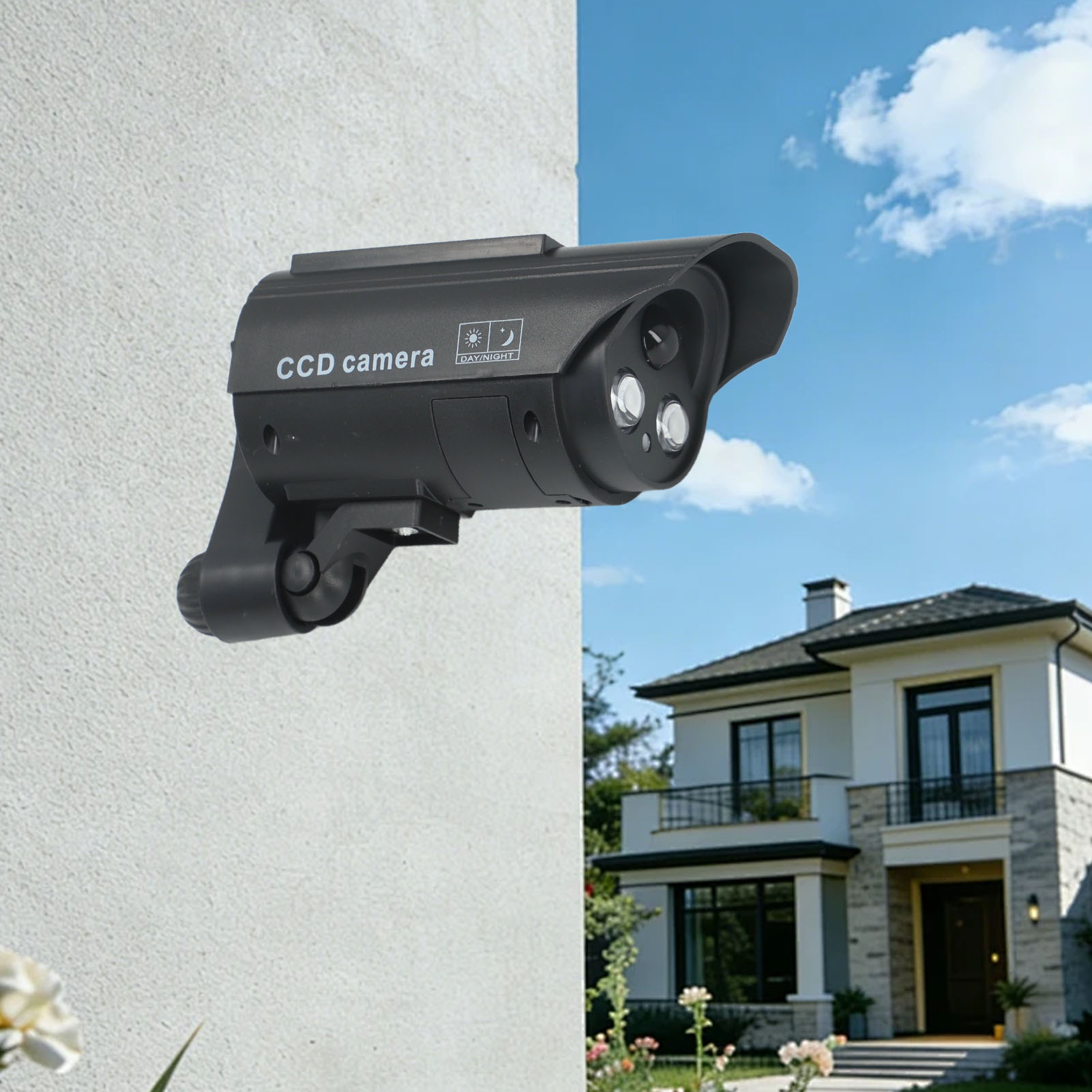 Solar Powered Motion Sensor Ou - огляд і ціна Fake Camera Dummy