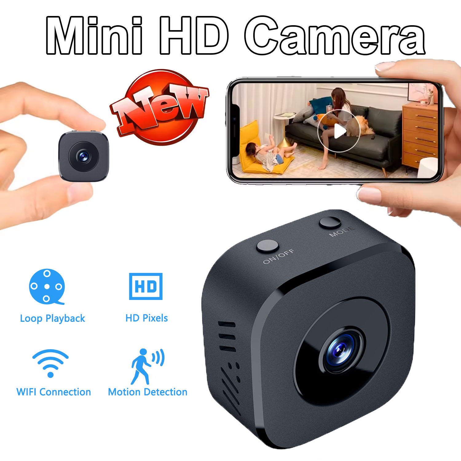 Security Camera 4K Mini Full C - огляд і ціна Home Security Lidar