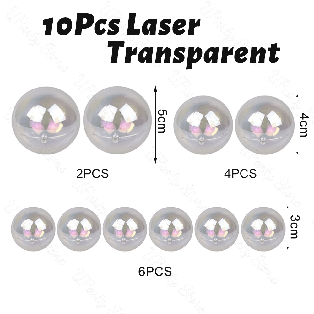 10Pcs Laser Transparent Balls  - огляд і ціна Home Security Laser