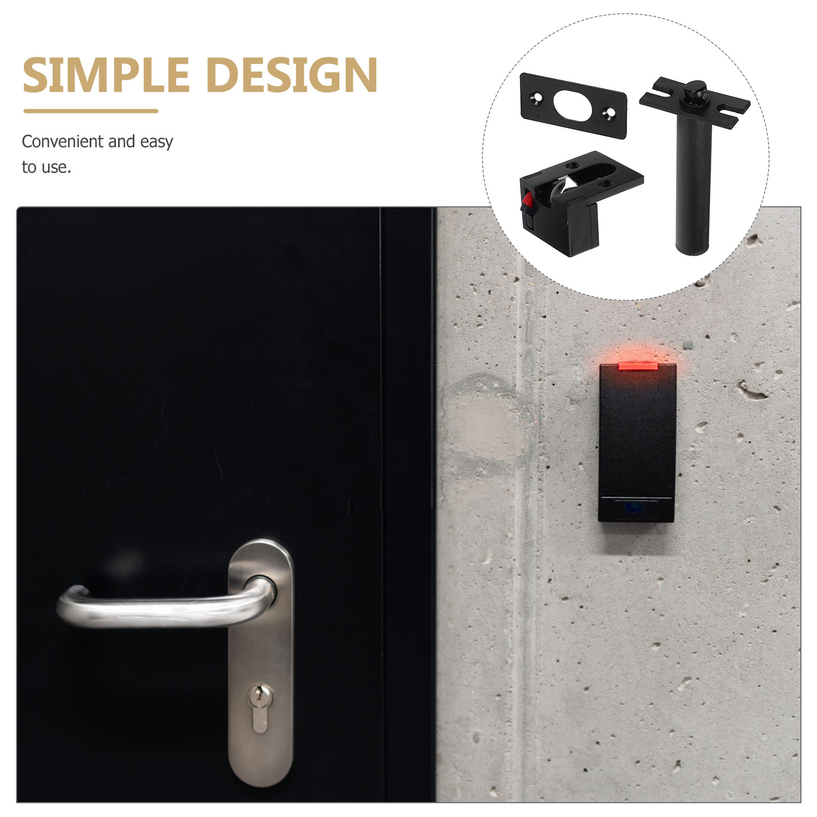 1Set Concealed Stainless Steel - огляд і ціна Home Security Front Door