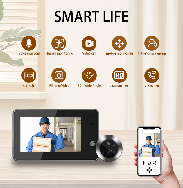 4.3inch Tuya Smartlife WiFi Do - огляд і ціна Home Security Indoor Cameras