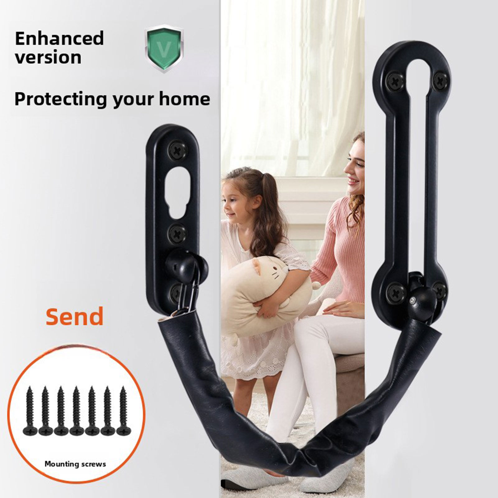 Anti-Theft Chain Door Lock Doo - огляд і ціна Home Security Front Door
