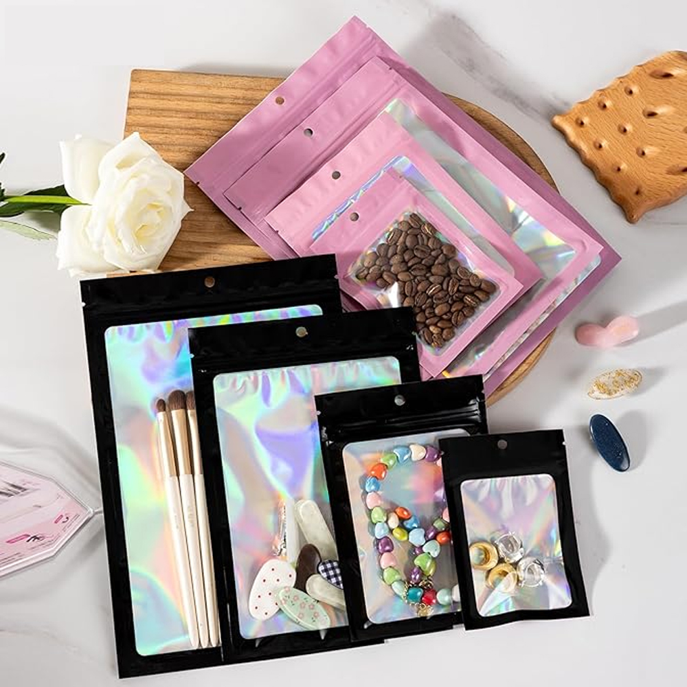 10-1000Pcs Holographic Ziplock - огляд і ціна Home Security Laser