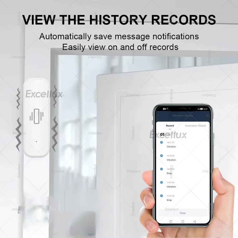 Zigbee Smart Vibration Sensor  - огляд і ціна Home Security With Alarm