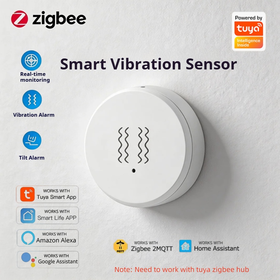 Tuya Zigbee Smart Vibration Se - огляд і ціна Home Security With Alarm