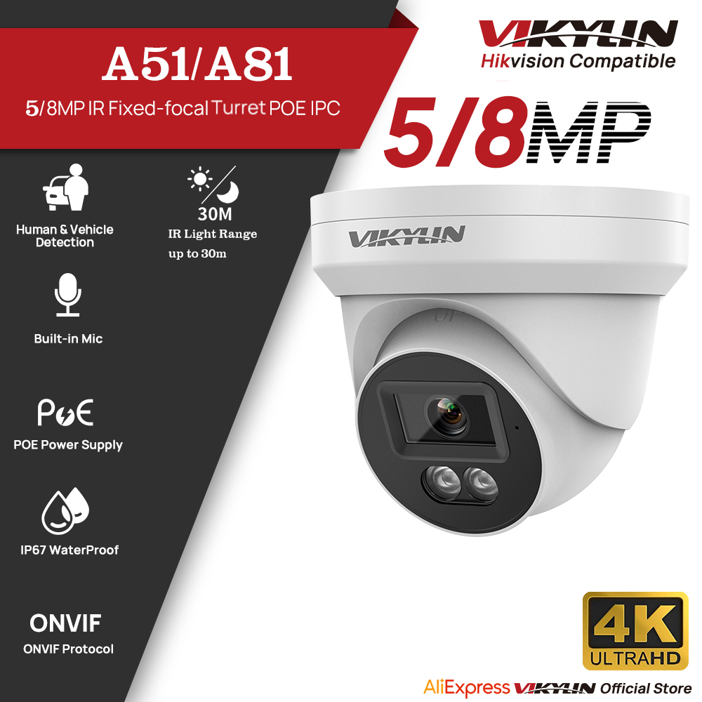 VIKYLIN 5/8MP HD IP Security C - огляд і ціна Home Security Lights Outdoors