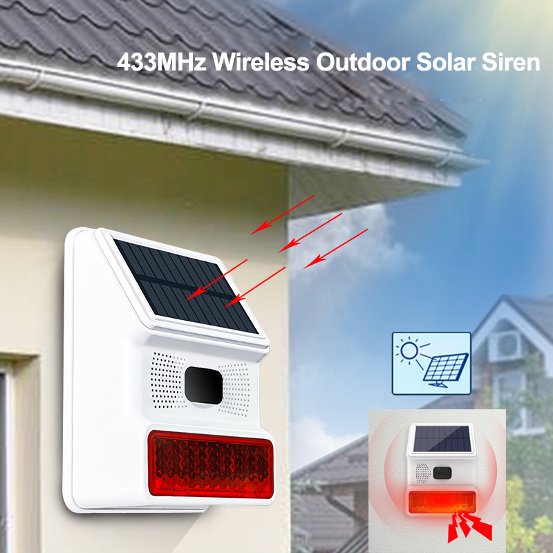 TAIBOAN 433MHZ Wireless Solar  - огляд і ціна Home Security Lights Outdoors