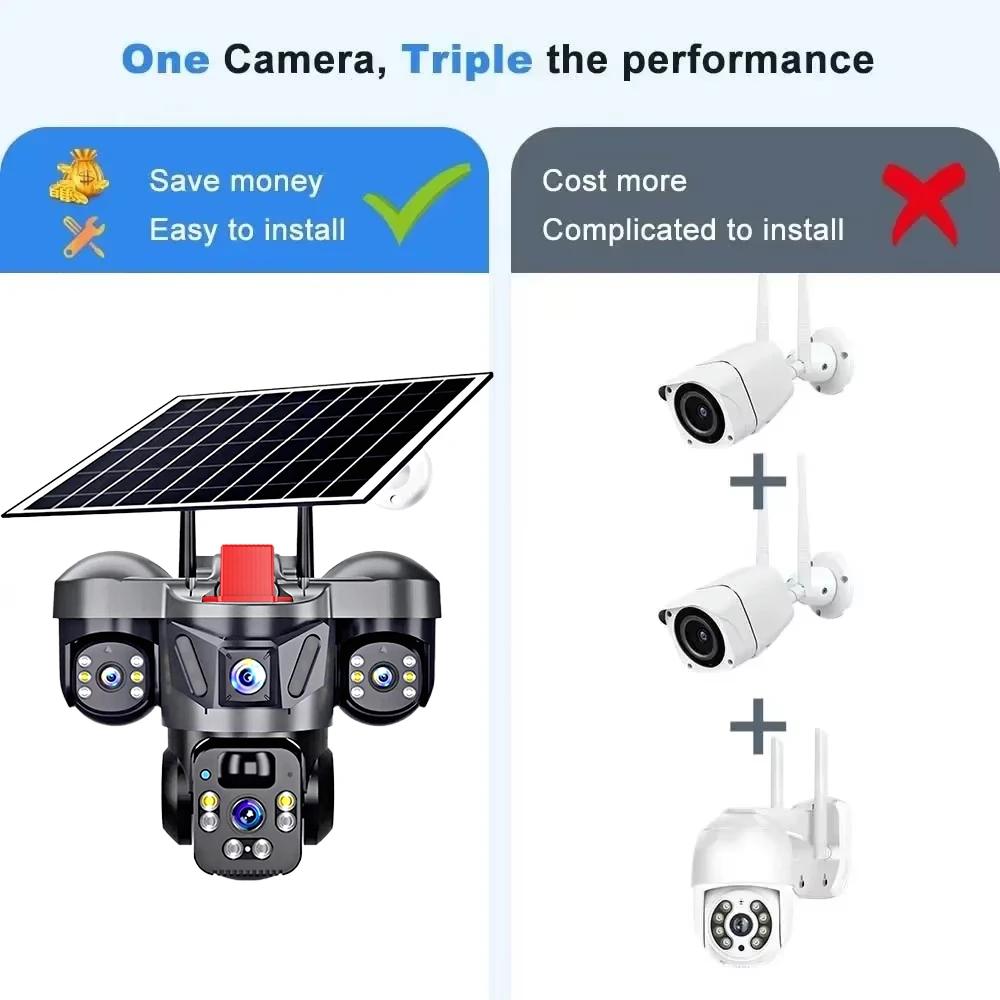 KERUI V380 Pro Outdoor PTZ 6MP - огляд і ціна Home Security Indoor Cameras