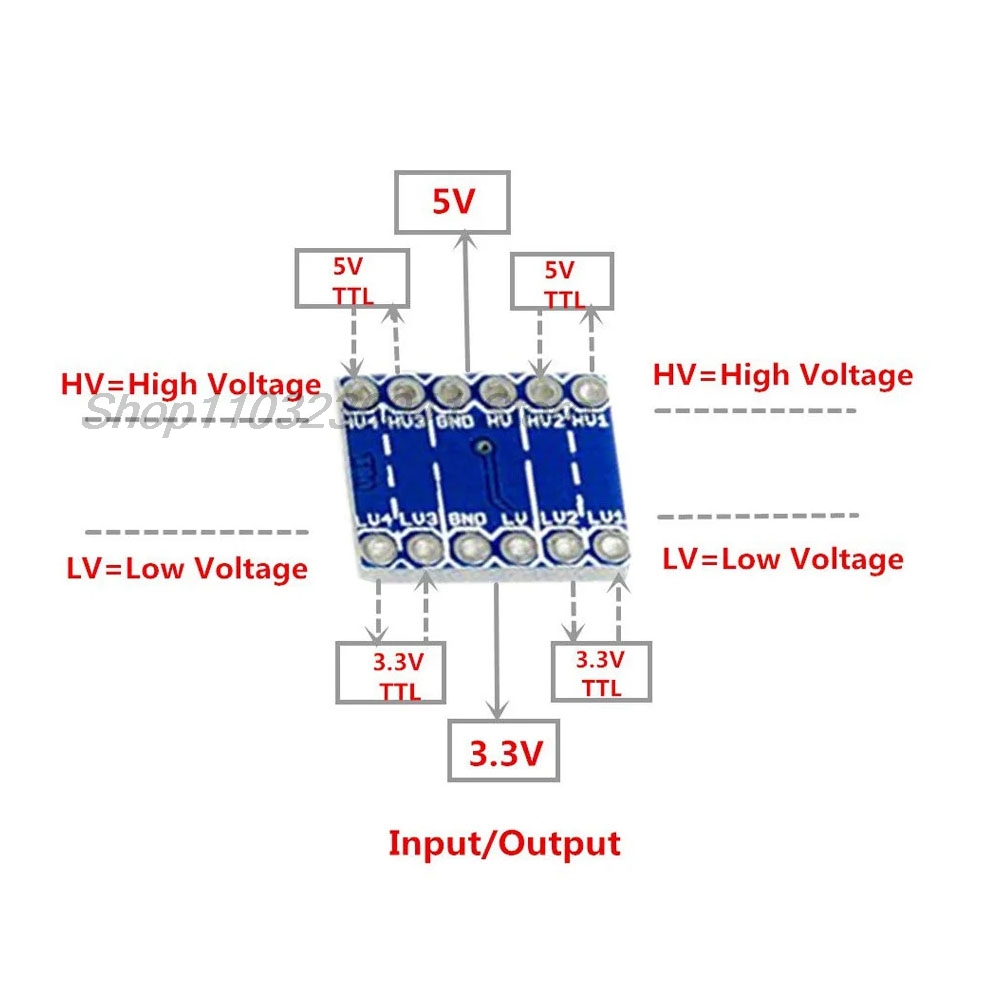 10PCS 4 Channels IIC I2C Logic - огляд і ціна Home Security Measures