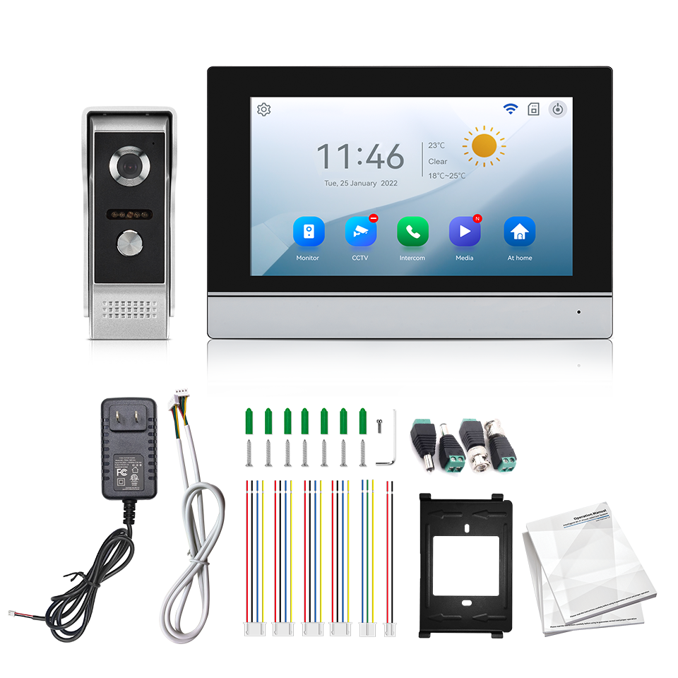 7Inch IPS Screen 2MP  Tuya Rem - огляд і ціна Home Security Indoor Cameras