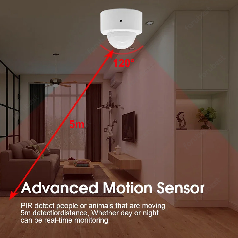 Zigbee 3.0 Human Motion Sensor - огляд і ціна Home Security With Alarm