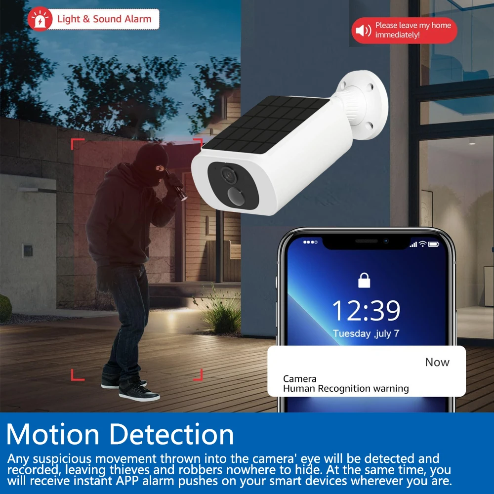 Tuya 5MP Solar Security Camera - огляд і ціна Home Security Indoor Cameras