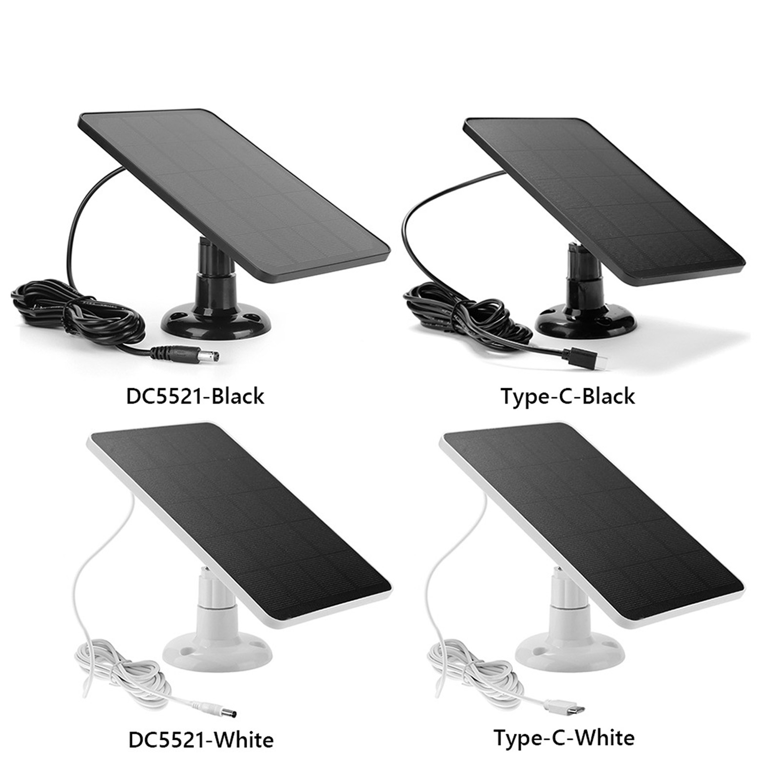10W 5V Solar Panel DC5521 Type - огляд і ціна Home Security Lights Outdoors