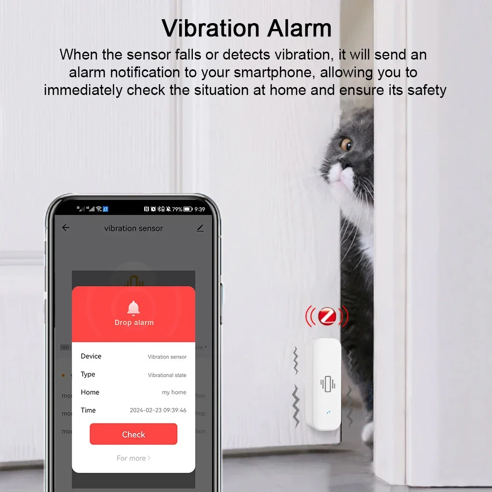 Tuya WiFi/Zigbee Smart Vibrati - огляд і ціна Home Security With Alarm