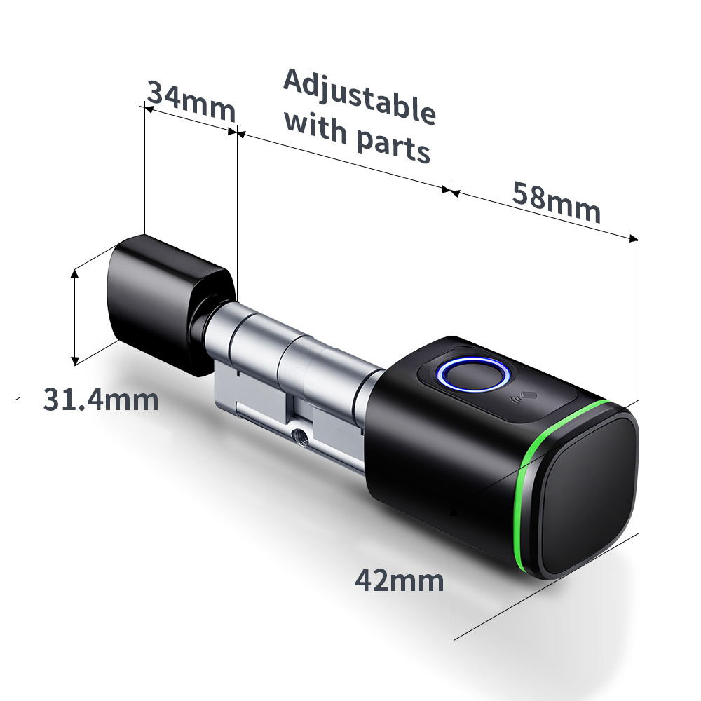Smart Cylinder Lock Tuya 60-90 - огляд і ціна Home Security Essential