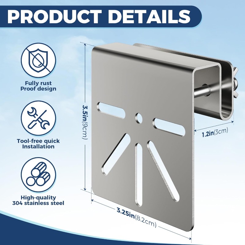 No Drill Stainless Steel Gutte - огляд і ціна Home Security Eufy
