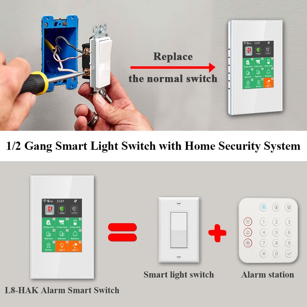 Lanbon LCD Smart Switch 433mhz - огляд і ціна Home Security Uk