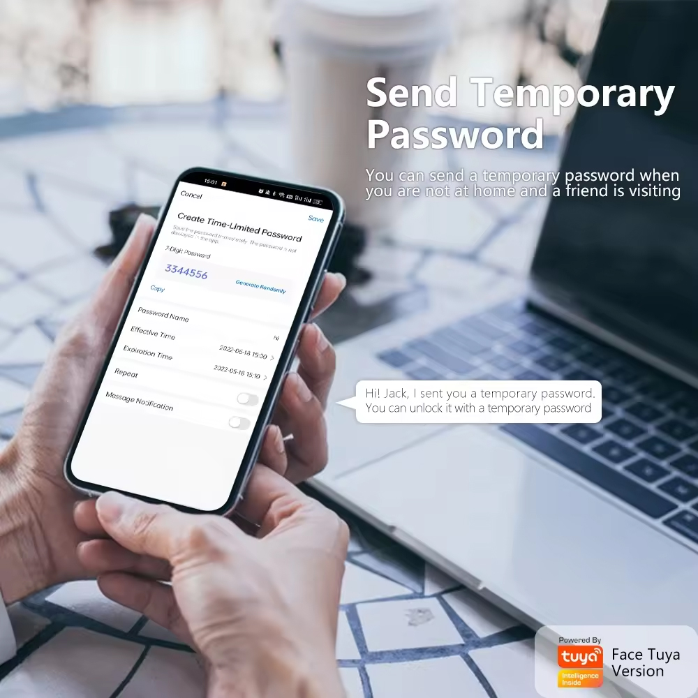 Smart Electronic Door Lock Pas - огляд і ціна Home Security Indoor Cameras